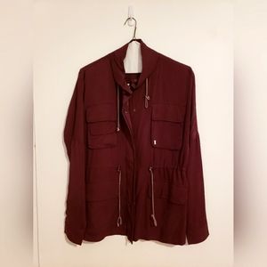 Sitka Tencel Jacket, Size Large, Burgundy